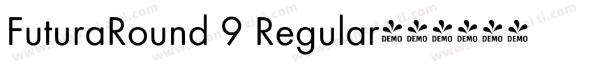 FuturaRound 9 Regular字体转换